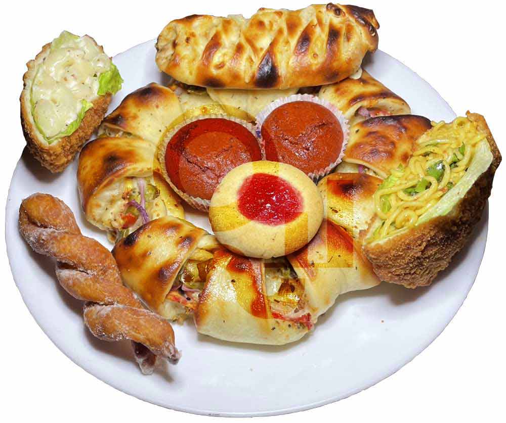Traditional kachoris with spicy filling - Christmas Platter
