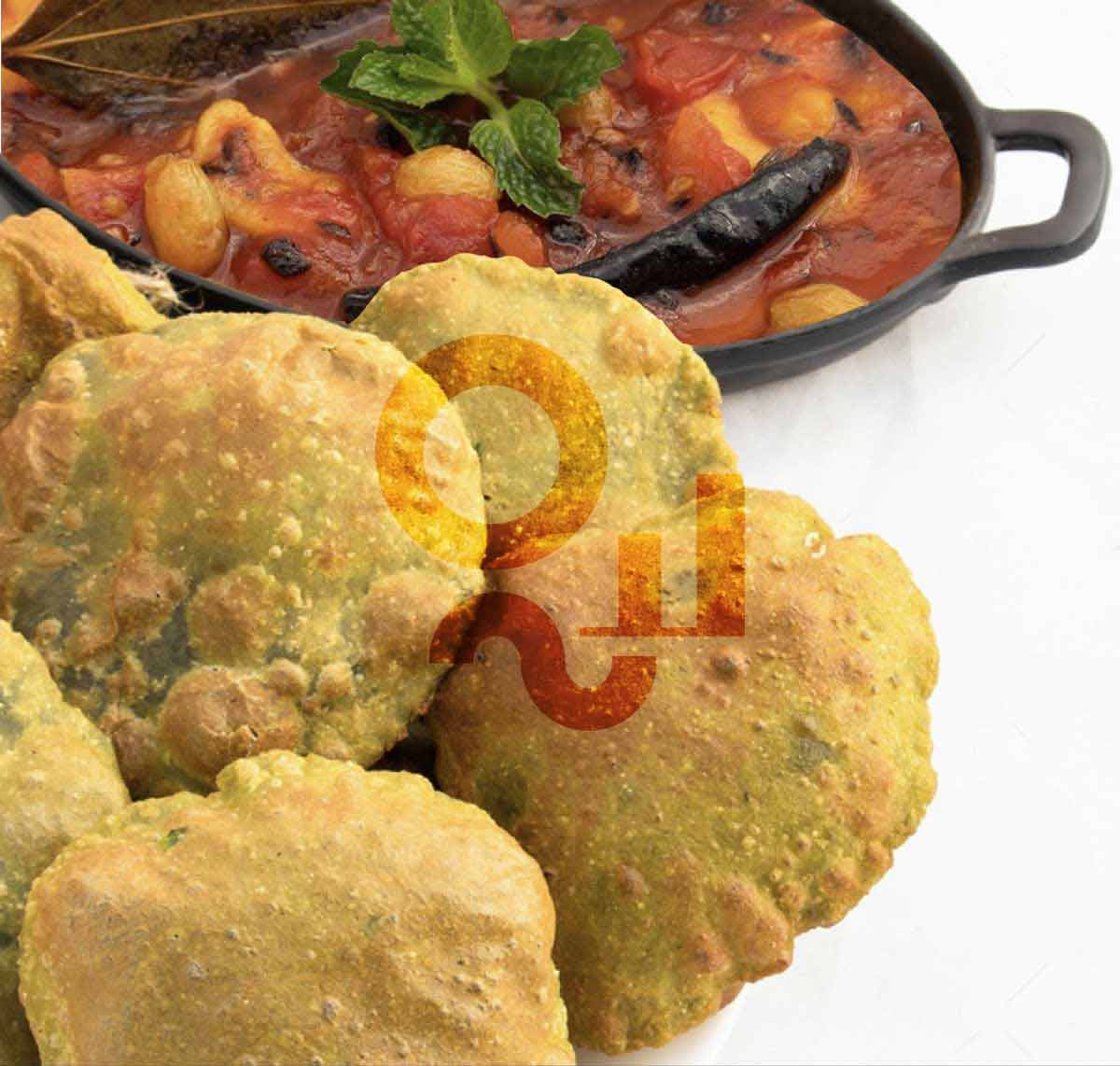Authentic taste and quality - Matar ki Poori