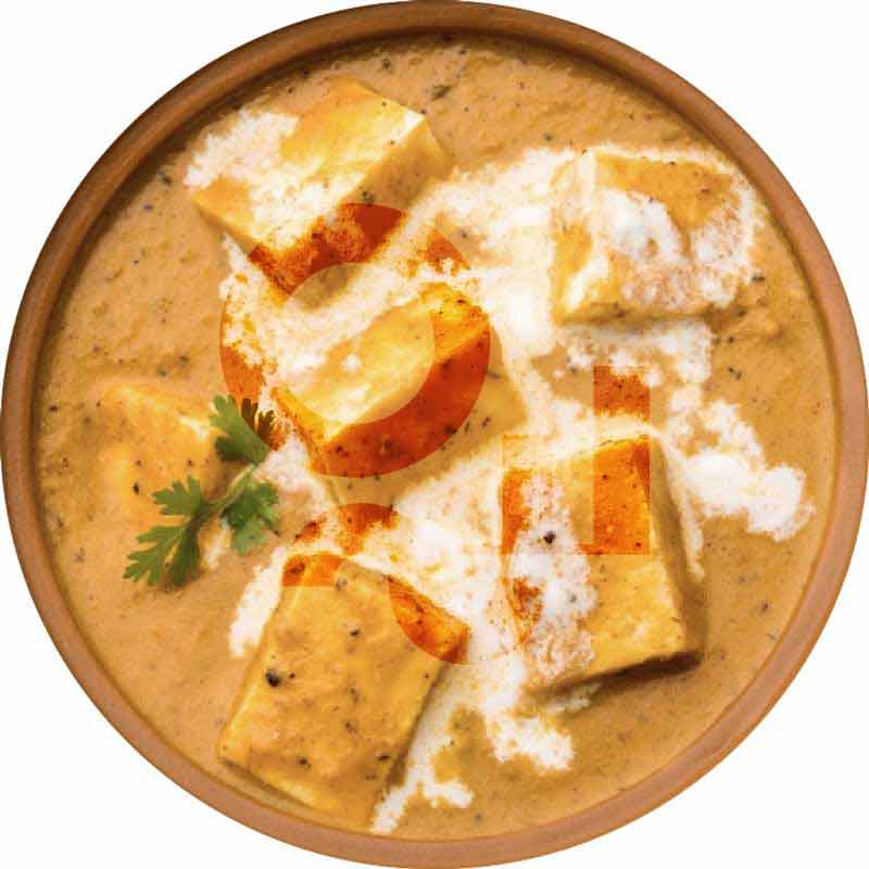 Traditional kachoris with spicy filling - Gravy - Paneer Makhmali