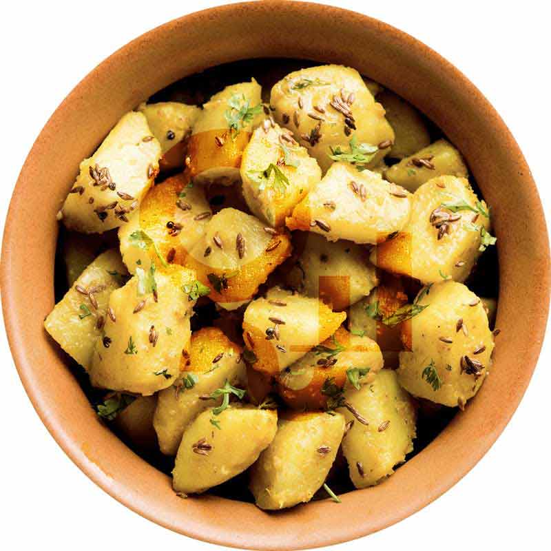 Fresh and crispy snacks - Dry Sabzi - Aloo Jeera